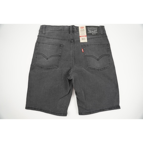Levi's 511 Denim Slim Fit Shorts, Black, Size 16 Regular - Picture 5 of 7